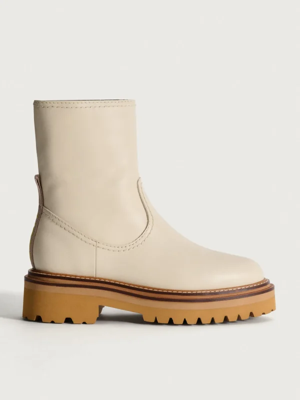 Mujer HOFF BOTA PIEL OFFICE OFF WHITE