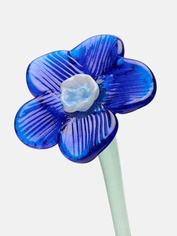 Mujer/Hombre HOFF MOUTHBLOWN CRYSTAL FLOWER BLUE