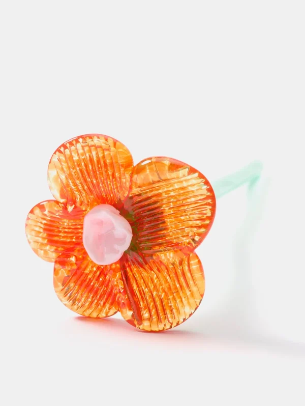 Mujer/Hombre HOFF MOUTHBLOWN CRYSTAL FLOWER ORANGE